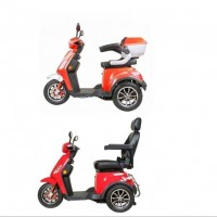 Three wheel electric handicapped scooter for disabled with trunk